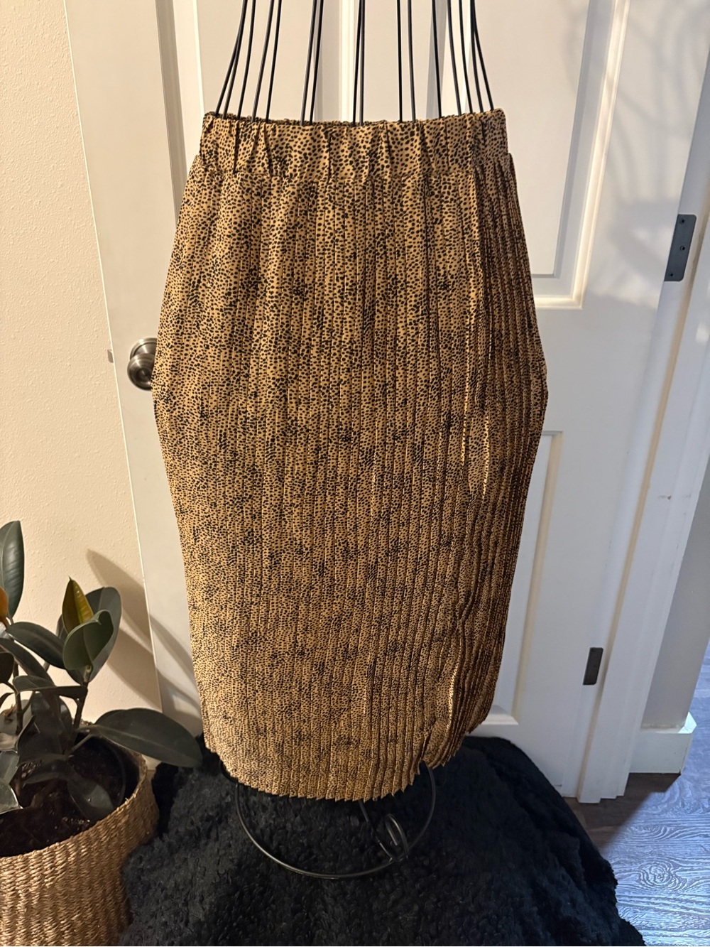 Sincerely Jules Brown Textured Pencil Skirt